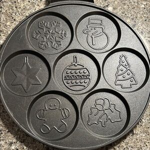 Pancakes frying pan Merry Christmas! Happy Holidays!